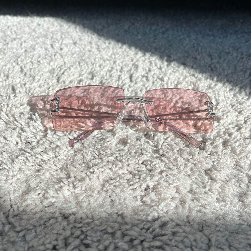 Pink Bling Sunglasses